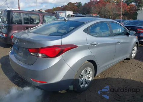 2016 Hyundai Elantra Se from USA, damaged, VIN 5NPDH4AEXGH717725